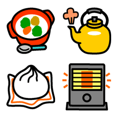 Warm emoji to use in winter