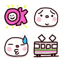 Emoji of Japanese confectionery