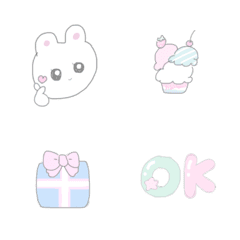 kawaii bunny emoji
