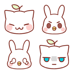 Grasscat&Chicken-Rabbit Emoji