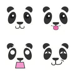 Panda Face by TeJi Studio