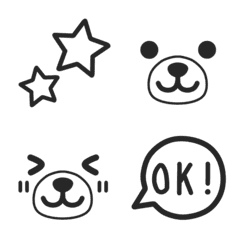 Simple bear's Emoji