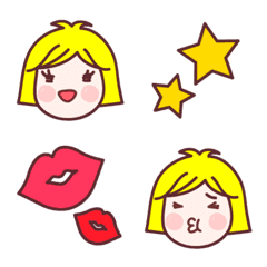 可爱的女孩 - Emoji