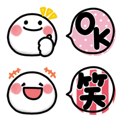 Pretty round face emoji