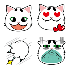 Cute funny useful tabby cat emoticon