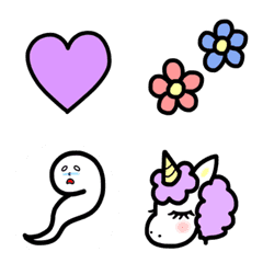 simple color Emoji
