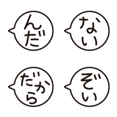 Japanese Fukushima accent Speech bubbles