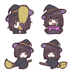 kurumi-chan Emoji 9 - Witch Ver.
