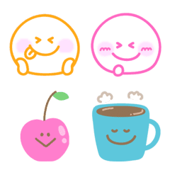 Colorful easy to use emoji2