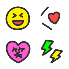 Neon color Emoji