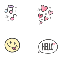 mini mini emoji Girly