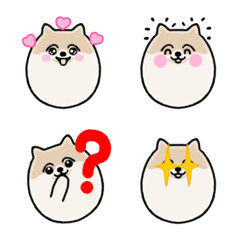 Emoji of Pomeranian Dog "Chiffon"