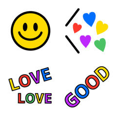 colorful SMILE Emoji