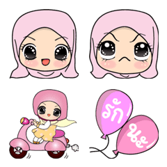 Mona Hijab girl emoji
