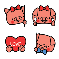 Pig couple emoji