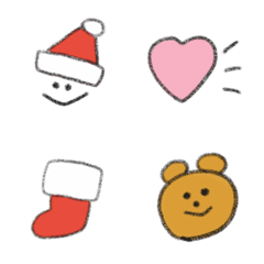 手書きクリスマス Line絵文字 Line Store