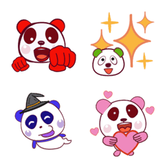 Color Panda Emoji