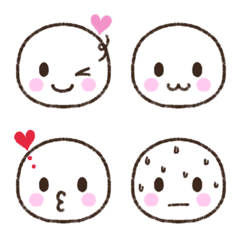 Emoji lucu marshmallow♡