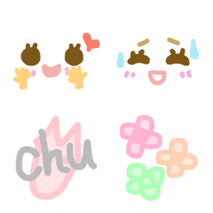 Fluffy emoji and deco emoji