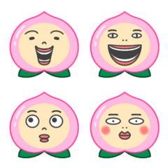 Fruits Brothers Emoji (Peach)