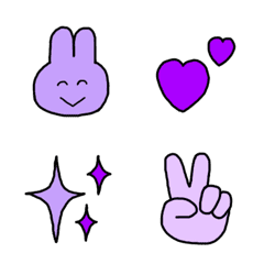 紫♥絵文字ちゃん！
