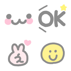 Basic usable pastels emoji