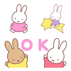 Miffy Emoji (Pastels)