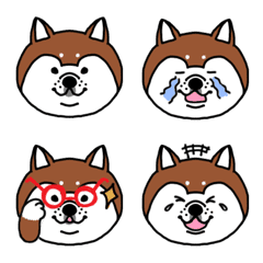 柴犬の絵文字 赤柴 Line絵文字 Line Store 柴犬の絵文字 赤柴 Line絵文字 Line Store
