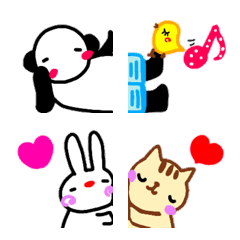 Emoji purring animal