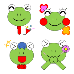 Frog's family emoji (expression)