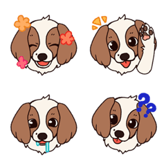 Cavalier dog emoji