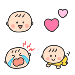Cute baby & item Emoji 2