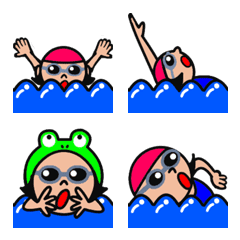 Swim-chan.Emoji