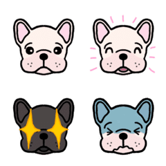 Emoji of French Bulldog "Melba"
