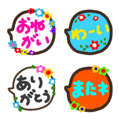 emoji sticker fukidashi  