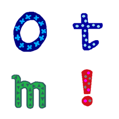 Ottama alphanumeric character and Emoji