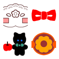 Retro and cute decoration emoji