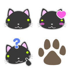 Funny cat Pictograph,black cat