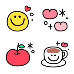 Useful adorable basic emoji
