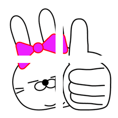 Big cool rabbit Emoji