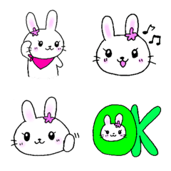 cute rabbit EmojiNo1