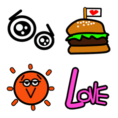 Assortment of fun emoji