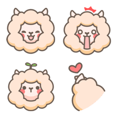 Vanilla Alpaca Emoji