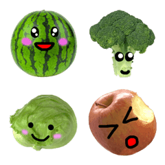 フルーツと野菜の気持ち　絵文字 1