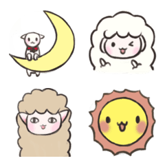 May sheep  Happy family Emoji 