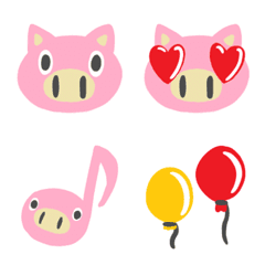 a Healthy Pig Emoji