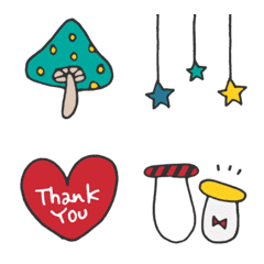 sweet & mushroom usable Emoji
