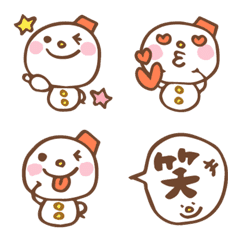 Cute Snowman Emoji