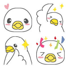 Emoji of a white bird