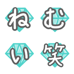 green diamond-chan emoji full